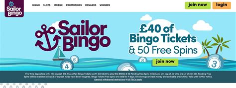 Sailor bingo casino bonus